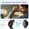 YMS Smart Watch for Women Android - 2025 Best Waterproof Men Fitness Watches (Answer/Make Calls),Heart Rate,Sleep,Pressure,Steps Monitor,Compatible with Android & iOS,100+ Sports Trackers (Black) view 2