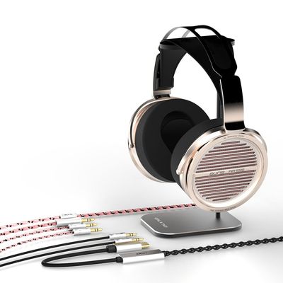 Aune AR5000 20th Anniversary Edition Set : AR5000 Headphones, Headphones Stand, AUR1 USB-C Headphone Cable with DAC, AR3 4.4mm Balanced Headphone Cable