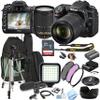 Nikon D7500 DSLR Camera Kit with 18-140mm VR Lens | Built-in Wi-Fi | 20.9 MP CMOS Sensor + Sling Backpack + 64GB Ultra Memory Card + Video Light + Microphone + More (Content Creator Bundle) (Renewed) view 1