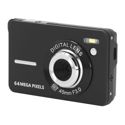 Camera Digital, 4K Vlogging Camera, 64M HD 18X Auto Focus Digital Zoom Digital Camera, 4K Video Recording and 64MP Pixels Photography, Compact Zoom Camera