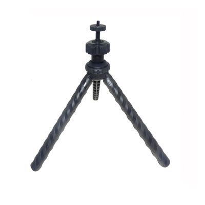 Adjustable Camera Tripod, Nylon & Fiber, High/Low Gear Positions, Extends Height, for Mobile Phones, Cameras, Stabilizers, Microphones, Projectors