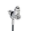 StarTech.com 3-in-1 Universal Laptop Lock 6.6ft (2m), Master Keyed Security Cable, Compatible with Noble Wedge/Nano/K-Slot; TAA view 3