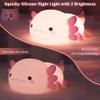 Axolotl Night Light, Squishy Axolotl Gifts, Cute Animal Nursery Lamp with Dimmer & Timer & Rechargeable for Room Decor, Pink Gifts for Birthday Xmas for Girlfriend, New Mother, Women view 2