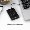iStorage diskAshur PRO3 SSD 4TB  Secure Portable Solid State Drive - FIPS Level 3 Certified - Password Protected - Dust/Water-Resistant - Hardware encryption view 2