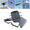 Satellite Pipe Adapter Mount, Aluminum Alloy Mount Bracket for Satellite Roof, Strong Support , Suitable for Residential and Commercial Use view 4