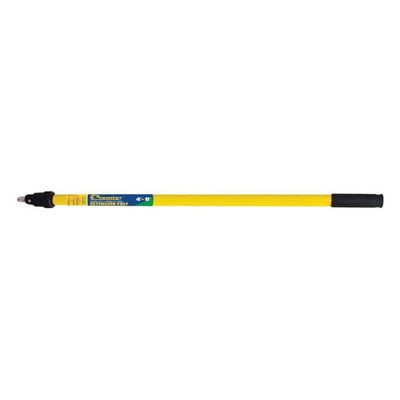 212 Main Premier 4-8 ft. x 1.5 in. Dia. Telescoping Fiberglass Extension Pole - Yellow & Black