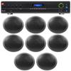 Audiosavings Bundle:(1) JBL VMA1120 Commercial/Restaurant 120W 70v Bluetooth Mixer/Amplifier Bundle with (8) JBL Control 16C/T-BK 6.5" 30w 70v Commercial Ceiling Speakers (9 Items) view 1