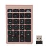 Yosoo Health Gear USB Keyboard, 22 Keys Numeric Keypad, Ergonomic Design, 80 Hours Use Time, Scissor Foot Key, for Compatible, Portable Office Keyboard (Rose Gold) view 1