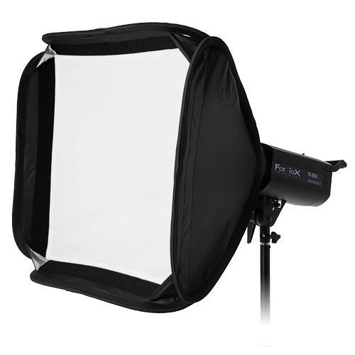 20 x 20 in. Pro Foldable Softbox Plus Grid with Novatron Speedring for Novatron FC-Series - M-Series & Compatible Strobes