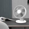 1PC USB Desktop Fan with Battery Small Table Fan Speed Adjustable for Head 100Rotatable view 3