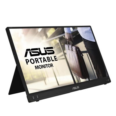 ASUS ZenScreen 15.6 1080P Portable Monitor (MB16ACVR) - Full HD, IPS, Eye Care, Flicker Free, Blue Light Filter, Kickstand, USB-C Power Delivery, for Laptop, PC, Phone, Console