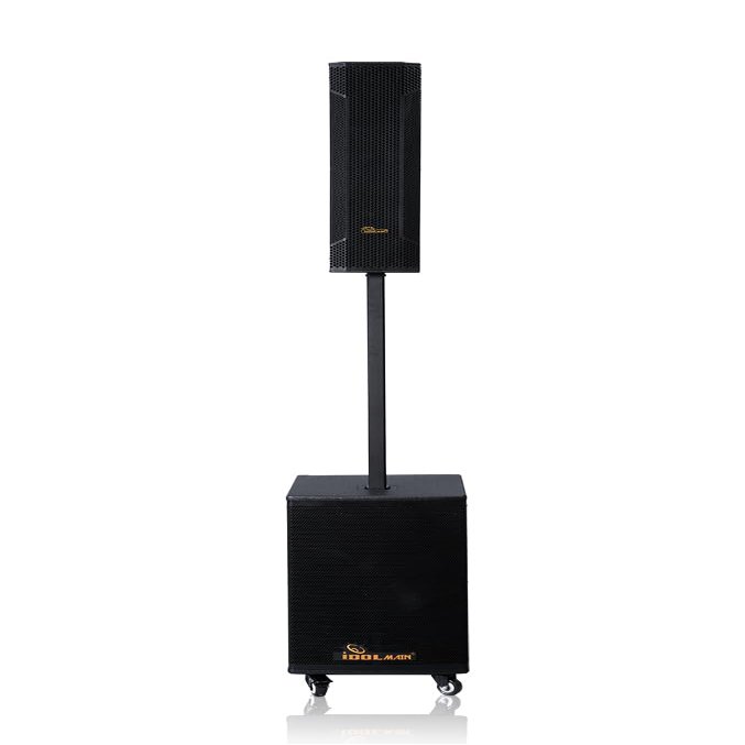 IDOLmain IPS-T3 4000W All-in-one Portable PA Tower Powered Speaker Karaoke System, Black