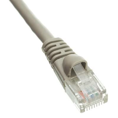 212 Main 1 ft. Gray Cat6 Clear Boot Patch Cord