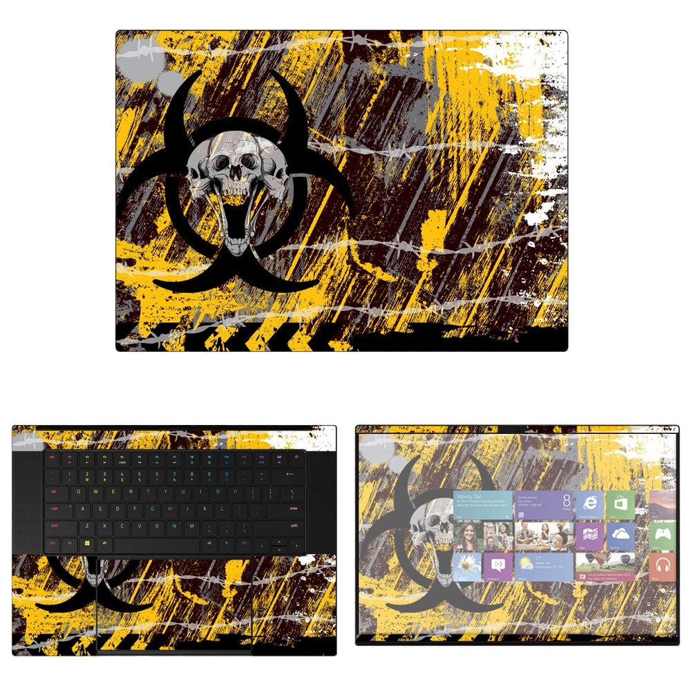 Decalrus - Protective Decal Sticker for The Razer Blade 16 (16" Screen) case Cover wrap RZblade16-2
