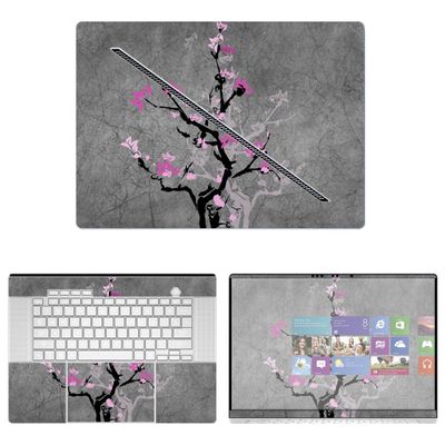 Decalrus - Protective Decal Sticker for Asus Rog Zephyrus G16 GA605WV (16" Screen) Case Cover Wrap - Floral Pattern
