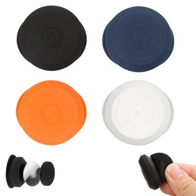 4pcs for Airtag Sticker Mount, Waterproof Silicon Adhesive Holder for Apple Air Tag Hidden Protective GPS Tracker Case for Bicycle Remote Luggage Car Laptop (Black, White, Orange, Navy Blue)