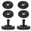 2Packs Thumb Camera Quick Release Adapter with 4 Packs Rubber Washers Tripod Screw with Rubber Pad 1/4 Male to 1/4 Female Thread L Bracket Mount for Camera Mounting Plate view 1