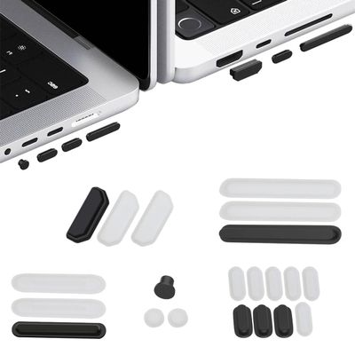 28 PCS Dust Plug Cover Dirt Plug Cups Set for MacBook Pro 14/MacBook Pro 16 M5 M4 M3 M2 M1 Pro/Max 2025-2021, Dust Plug for HDMI, Thunderbolt, SD, Charger Port & Headphone Accessory Protective Cover
