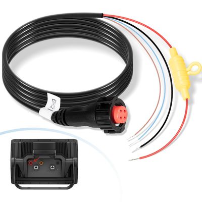 010-12938-00 Power Cable(4-Pin) for Garmin EchoMAP Ultra 2 102sv, 106sv, 122sv, 126sv 10 & 12 Chartplotter/Sounder Combo