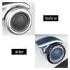 VNFEJEJR Car Carbon Fiber Pattern Grain Interior Side Door Speaker Cover Trim Fit for BYD Atto 3 Yuan Plus 2022 Door Audio Speaker Cover view 2