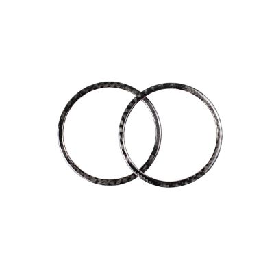 VNFEJEJR Fit for BMW M3 E92 2007-2pcs Carbon Fiber Pattern Car Door Speaker Loudspeaker Cover Door Audio Speaker Cover