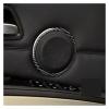 VNFEJEJR Fit for BMW M3 E92 2007-2pcs Carbon Fiber Pattern Car Door Speaker Loudspeaker Cover Door Audio Speaker Cover view 2