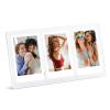 Fintie 3-Grids Small Photo Frame for Fujifilm Instax Mini 12/11/99/7+/EVO/Mini Link 3/2/1 Printer, Acrylic Photo Holder for 2x3 Inch Instant Films, Clear view 1