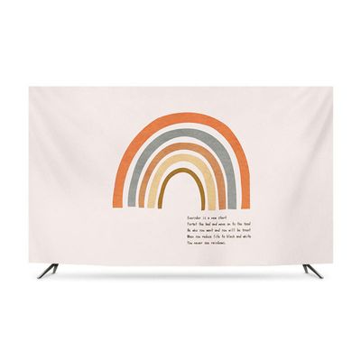 Dustproof Slipcover TV Screen Monitor Desktop Computer Dust Cover Protector Indoor Decor 32inch To 85inch(Size:32IN,Color:B)