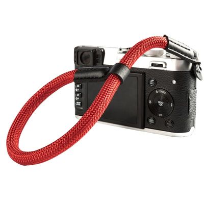 BIZOEdigital Digital Camera Wrist Hand Strap Grip wirst strap Nylon Rope Adjustable for Leica Canon Nikon Olympus Sony Fujifilm XT-10 (Red)