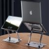 IZHAXHDUE Laptop Stand Elevated Rack Detachable Radiator Metal Pad Base view 2