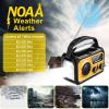59200mWh Emergency Radio - 16000mAh Portable Solar Hand Crank NOAA/AM/FM Weather Radio with Battery Powered & USB Charger,SOS Alarm,Flashlight, Reading Lamp for Outdoor Camping,Storm,Survival Kits view 4