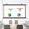 BIUBPW 30in Projector Screen Indoor Portable Projection Screen 16:9 Home Theater Movie Screen, Small Projector Screen for Camping Office(30in-16:9) view 2