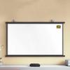 BIUBPW 30in Projector Screen Indoor Portable Projection Screen 16:9 Home Theater Movie Screen, Small Projector Screen for Camping Office(30in-16:9) view 4