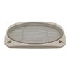 2X DRPSODAC Rectangular Speaker Dust Grill Cover ABS Plastic Decorative Circle Metal Mesh Protection for 4x6 inch Loudspeakers (Beige) view 3