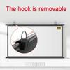 BIUBPW Projector Screen Pull Down HD Projection Screen Roll Up Lightweight Projector Screen, Indoor Outdoor Home Theater Movie Screen(30in-4:3) view 4