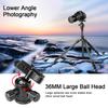 77 inch Professional Camera Photography Tripod,Ball Head Aluminum DSLR/SLR Tripod & Monopod with Carry Bag Compatible with Canon Nikon Binoculars Laser Telescop(Black) view 4