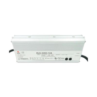 HLG-320H-12A 12V 27A 320W LED Driver IP67 Waterproof for Horticulture Lighting