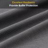 120" x 54" Speaker Grill Cloth, Stereo Grill Mesh Fabric, Abrasion Resistant for Replacement Home Speaker Stage Audio KTV Boxes Repair Renovation Vintage Speakers Gray view 3