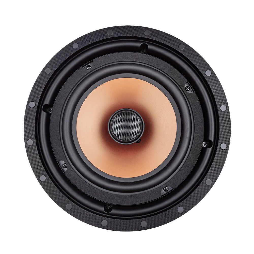 MFR in-Ceiling Speakers 8 Inch 2-Way Round Flush Mount High Fidelity Ceiling Speakers with Woofer & Tweeter for Home Theater, Living Room, Kitchen, Bathroom, Office, Whole House Audio