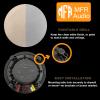 MFR in-Ceiling Speakers 8 Inch 2-Way Round Flush Mount High Fidelity Ceiling Speakers with Woofer & Tweeter for Home Theater, Living Room, Kitchen, Bathroom, Office, Whole House Audio view 3