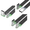 Hxyxbnhno USB C Flat Silicone Cable with Angled Ends Charging Cord Supports 60W 480M Fast Speed Multiple Lengths view 4