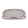 2X DRPSODAC Rectangular Speaker Dust Grill Cover ABS Plastic Decorative Circle Metal Mesh Protection for 4x6 inch Loudspeakers (Gray) view 3