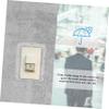 Garneck 2pcs Access Control Machine Cover Doorbell Shield for Rain Easy Application for Doorbells Attendance Systems view 3