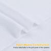 120" x 54" Speaker Grill Cloth, Stereo Grill Mesh Fabric, Abrasion Resistant for Replacement Home Speaker Stage Audio KTV Boxes Repair Renovation Vintage Speakers White view 4