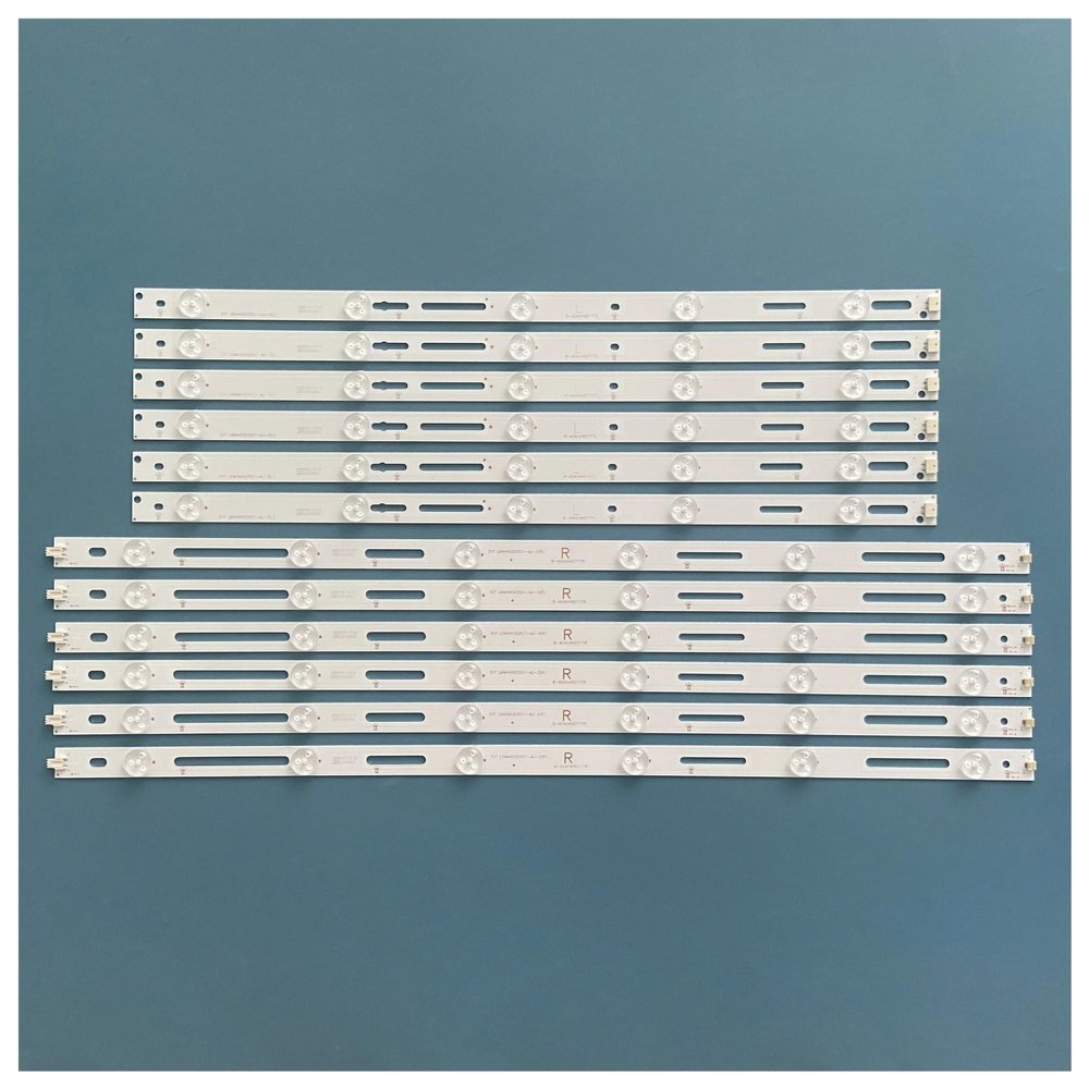 DSUSHU 12PCS/set LED Strip for TV LD50V02S T5002S LE50D1452 50PFF3655/T3 GJD500611002-X2-L R LB-PF3528-GJD2P5C506X11-R L-H B