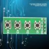 Respicefinem Universal 4 Key Micro Switch Button Module Keyboard Board Micro Push Button Switch Assortment Control Multiple Push Buttons view 4