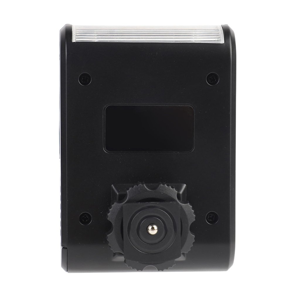 Mini Lightweight Slave Flash with Hot Shoe Mount, OnCamera Design & Builtin Auto Sensor for DSLR Cameras, Black Photography Accessory
