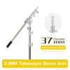 LHXEQJAM 106cm-249cm Stainless Steel Cross arm Pole with Weight Bag Accessories Extension Pole Studio kit Light Stand(106cm-249cm) view 2