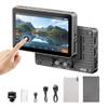 VILTROX DC-X3 Touchscreen FHD IPS Camera Monitor, 2000 nits 4K SDI HDMI in/Out Video Field Monitor Kit with Sunshade Hood, 3D LUT, Waveform, Histogram & Vectorscope Tools, Black view 1