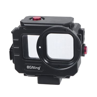 BGNing Aluminum Alloy 80m Waterproof Housing Case Diving Case for 12 11 10 9 Action Camera Underwater Vlog Shell Protective Frame (Quick Install ComboA)